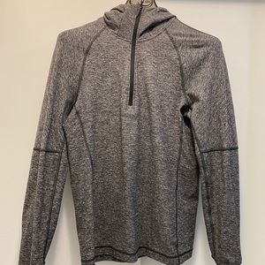 Men’s Lululemon DryFit Grey Running 3/4 Zip